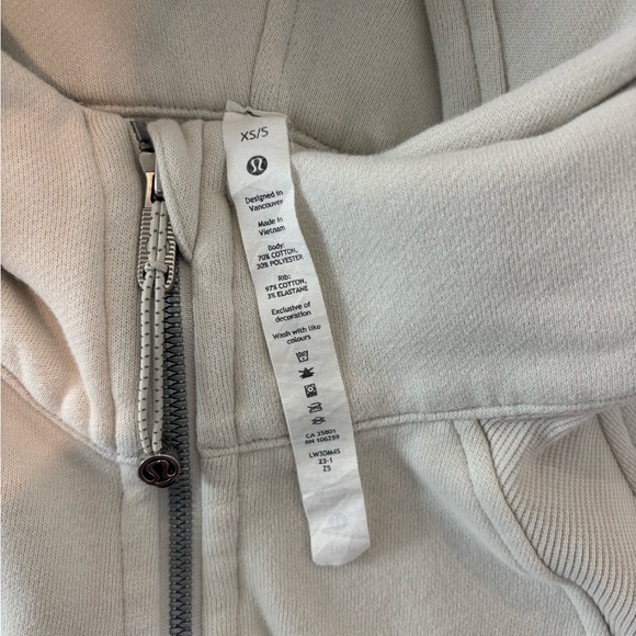 Lululemon Athletica Zip-Up Hoodie - Bone - Picture 2 of 2